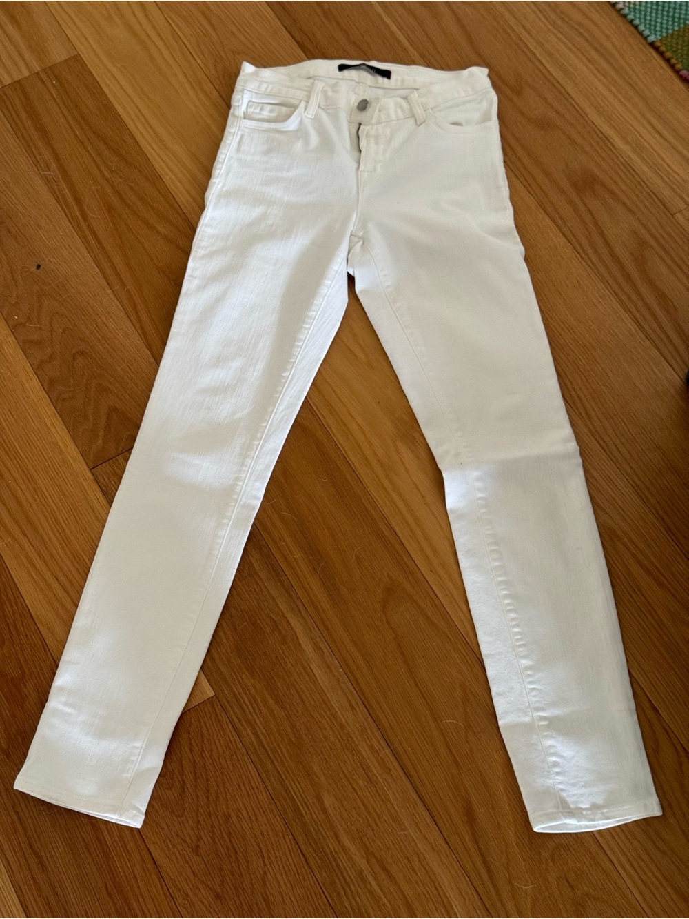 J Brand White Skinny Jeans